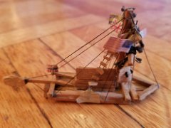 Kon Tiki (matchsticks)